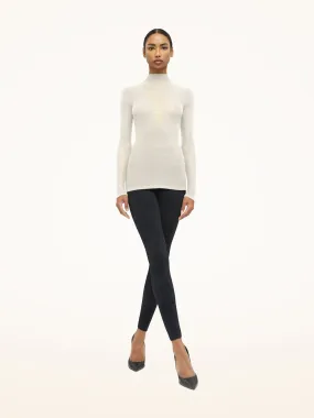 Aurora Rib Net Top Long Sleeves